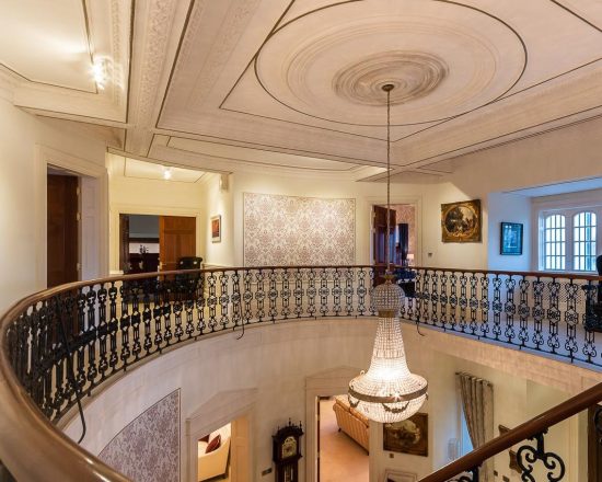 Birchwood Estate Entrance with Chandelier
