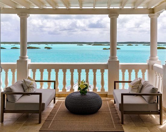 Blue Island Villa view from the deck