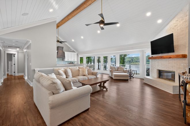 Magnolia Lakehouse Living Room